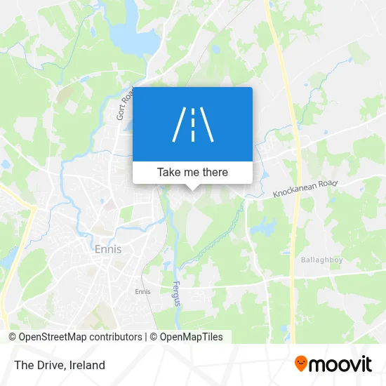 The Drive map