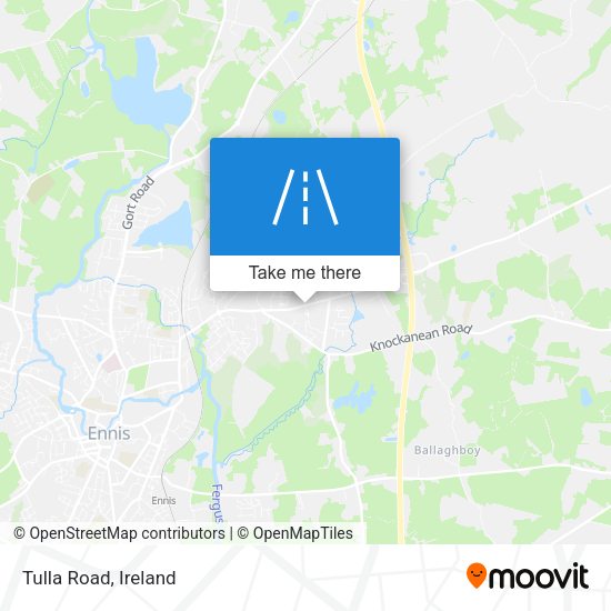 Tulla Road map