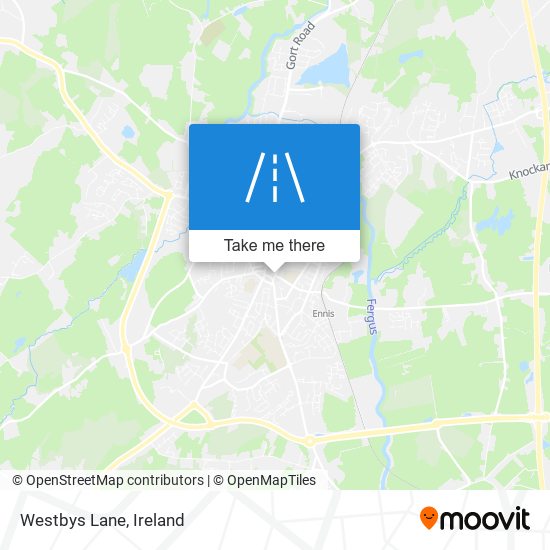 Westbys Lane map