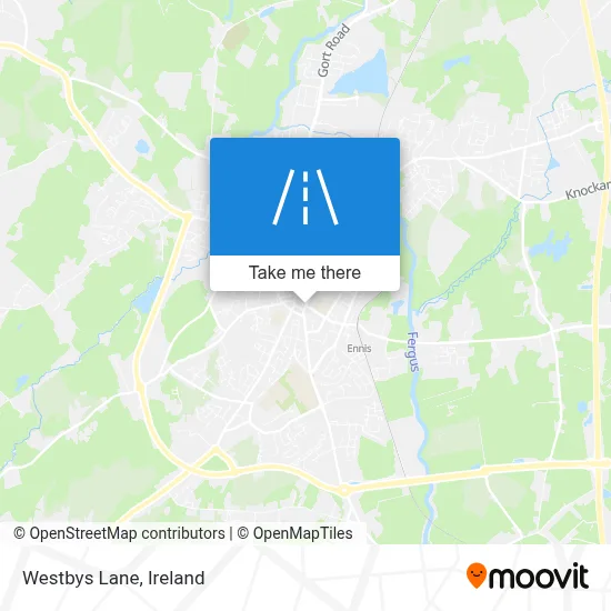 Westbys Lane map