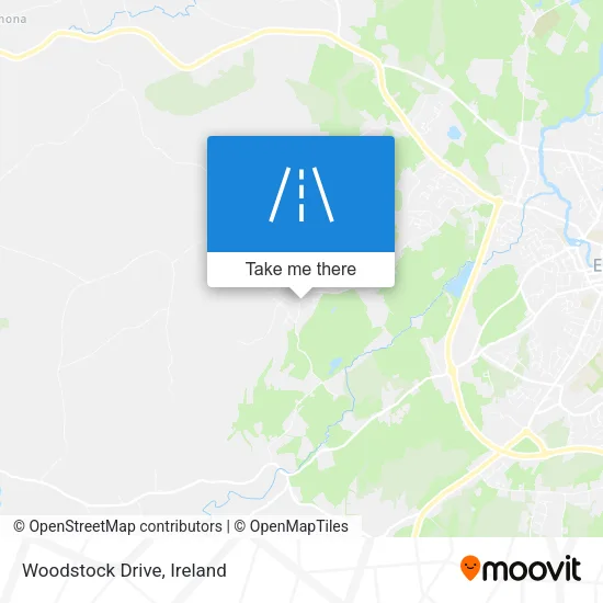 Woodstock Drive map