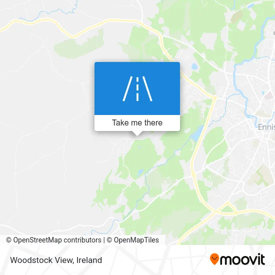 Woodstock View map