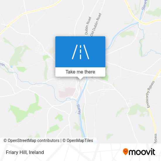 Friary Hill map