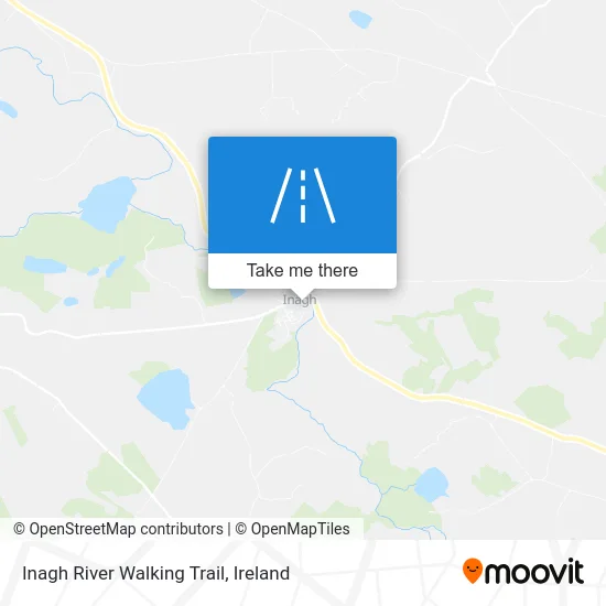 Inagh River Walking Trail map