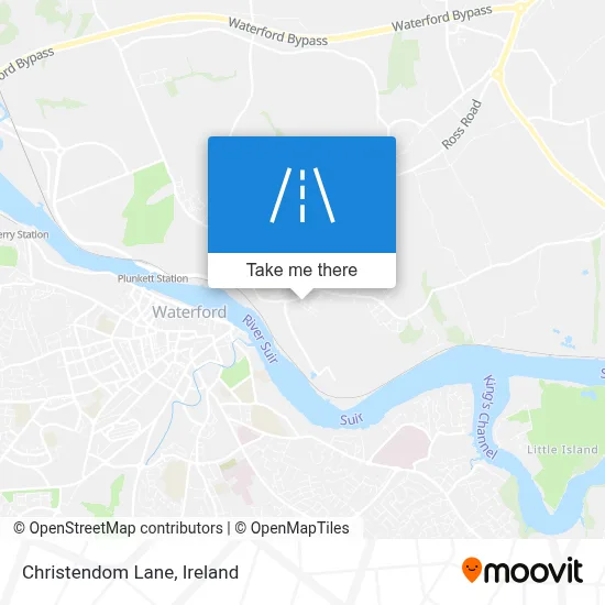 Christendom Lane map