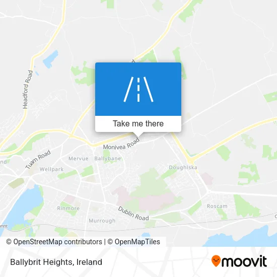 Ballybrit Heights map