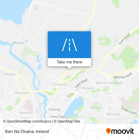 Barr Na Cluana map