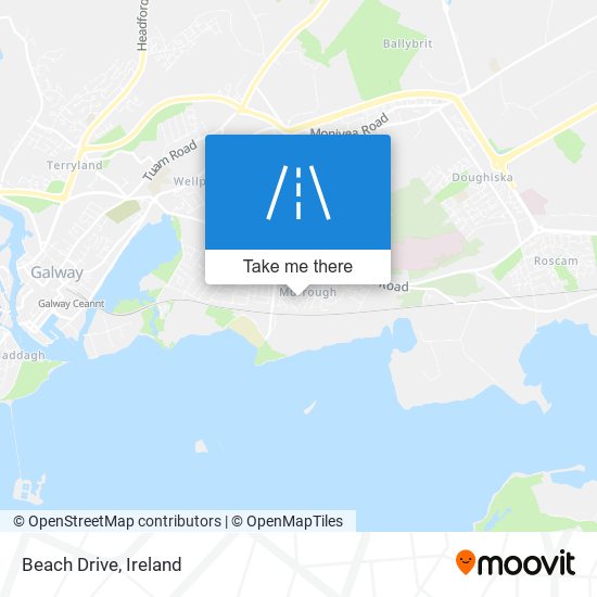 Beach Drive map