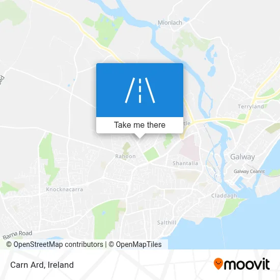Carn Ard map