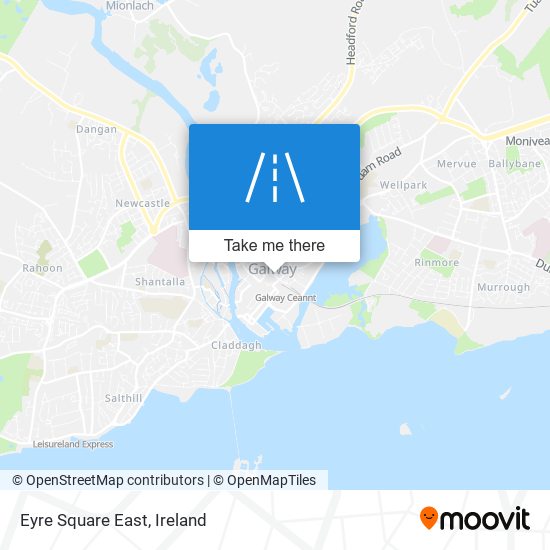Eyre Square East map