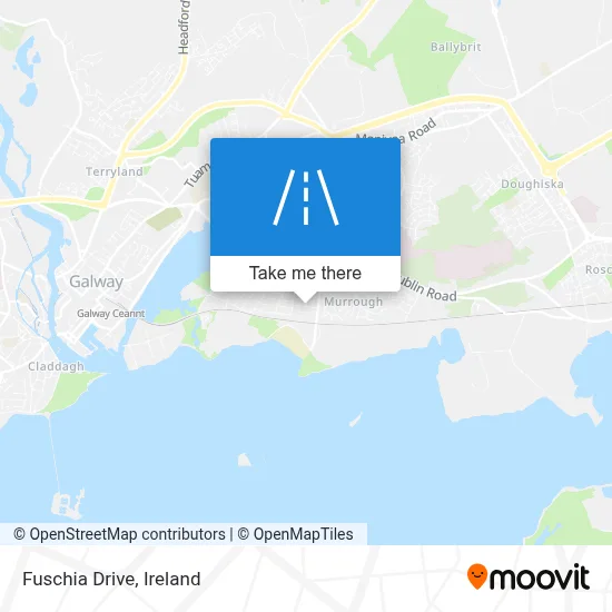 Fuschia Drive map