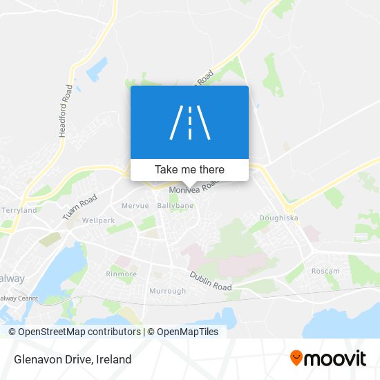 Glenavon Drive map