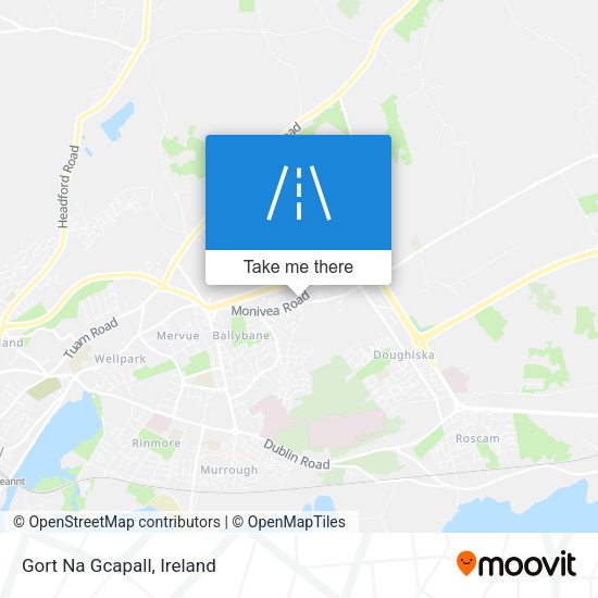 Gort Na Gcapall map