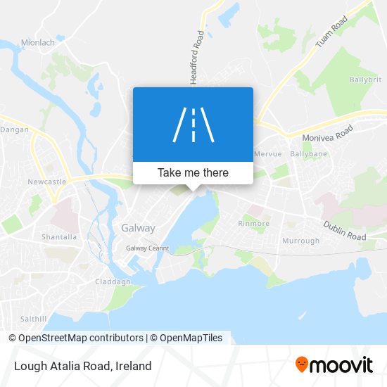 Lough Atalia Road map
