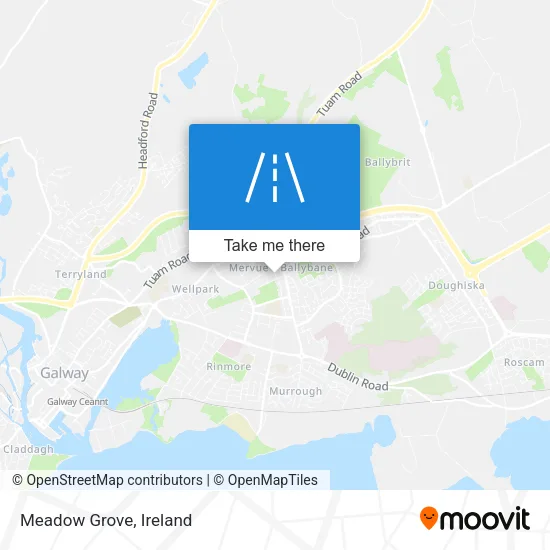 Meadow Grove map