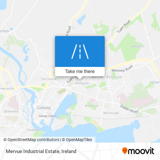 Mervue Industrial Estate map