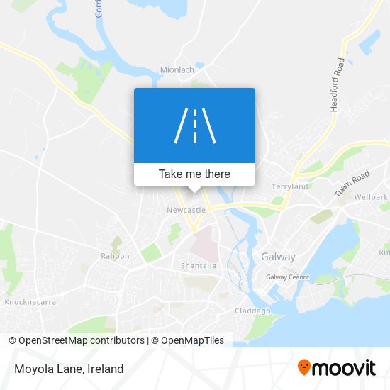 Moyola Lane map