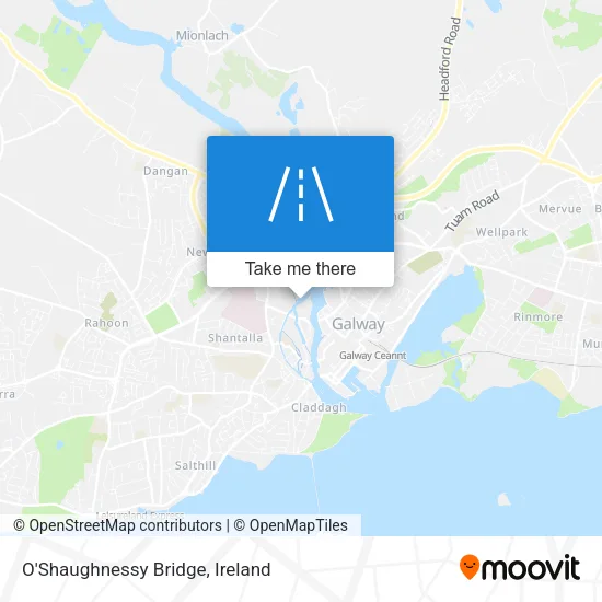 O'Shaughnessy Bridge map