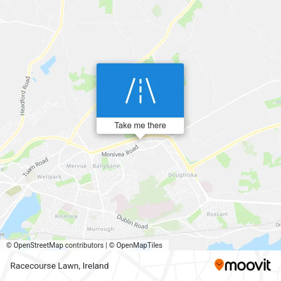 Racecourse Lawn map