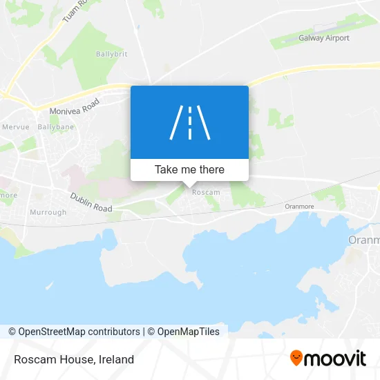Roscam House map