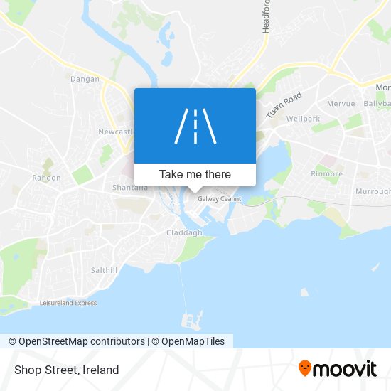 Shop Street map