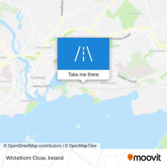 Whitethorn Close map