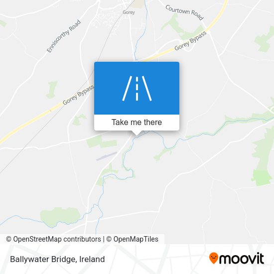 Ballywater Bridge map