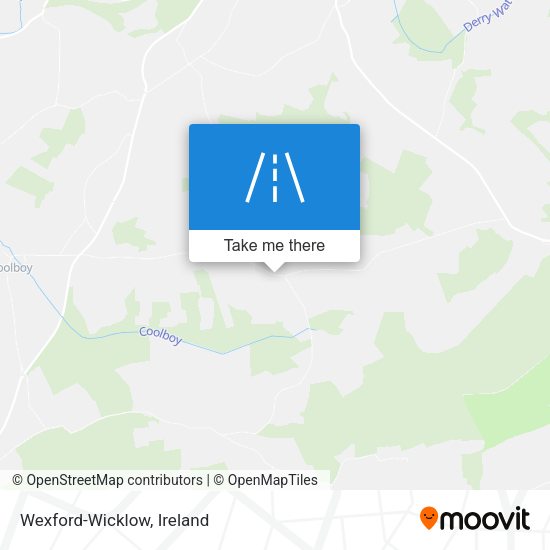 Wexford-Wicklow map