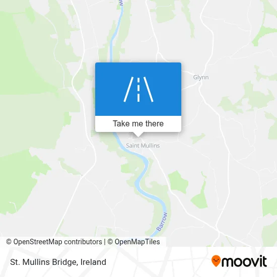 St. Mullins Bridge map