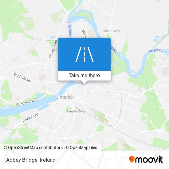 Abbey Bridge map