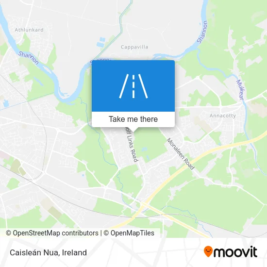 Caisleán Nua map