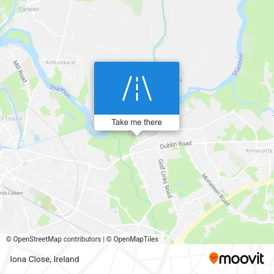 Iona Close map