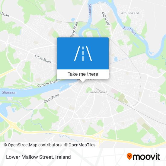 Lower Mallow Street map