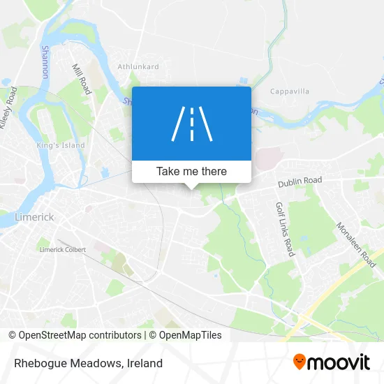 Rhebogue Meadows map