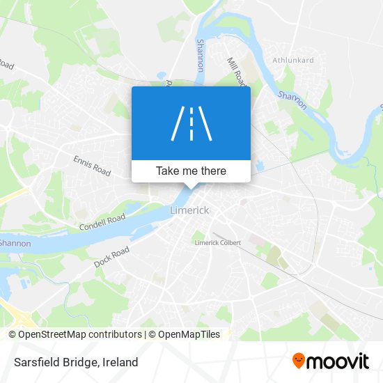 Sarsfield Bridge map