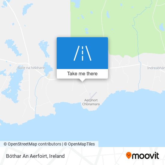 Bóthar An Aerfoirt map