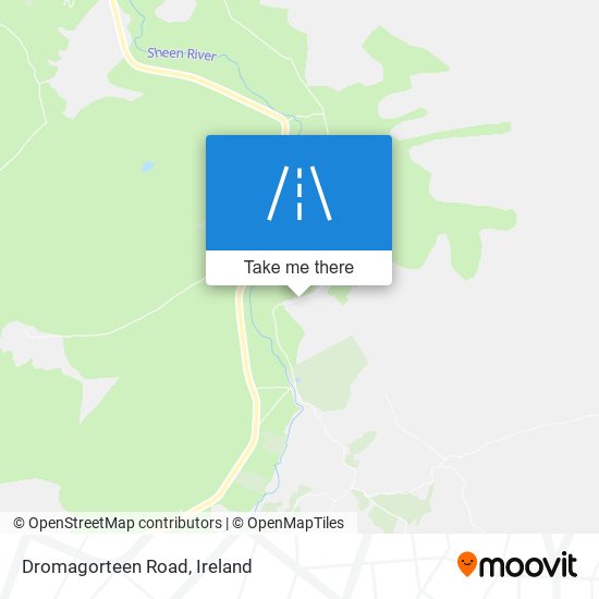 Dromagorteen Road map