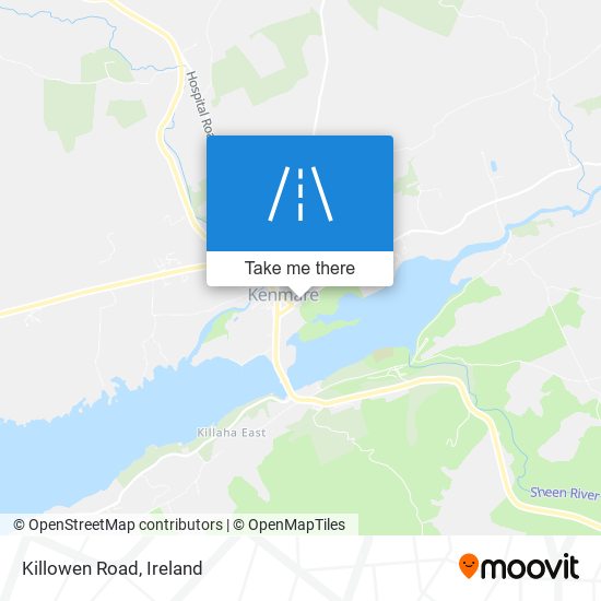 Killowen Road map