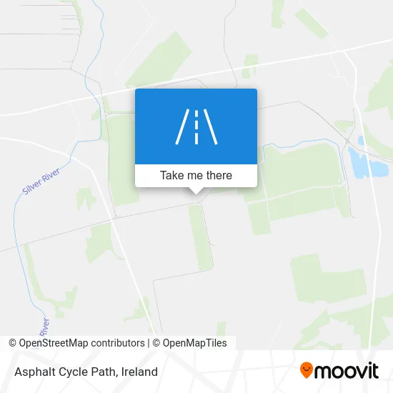 Asphalt Cycle Path map