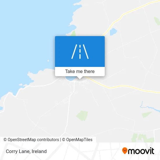 Corry Lane map