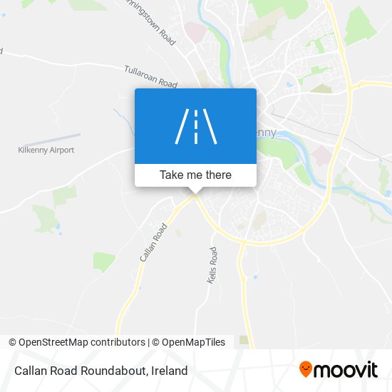 Callan Road Roundabout map
