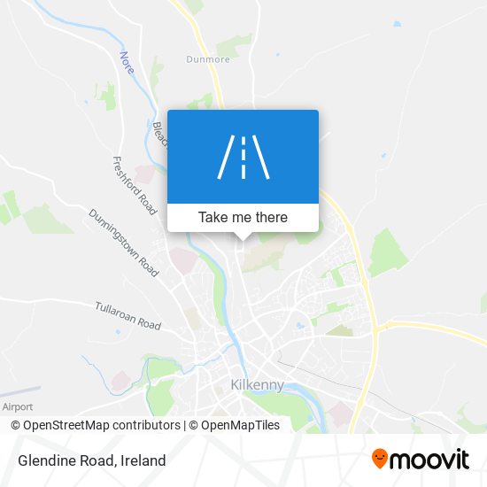 Glendine Road map