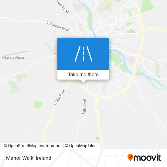 Manor Walk map