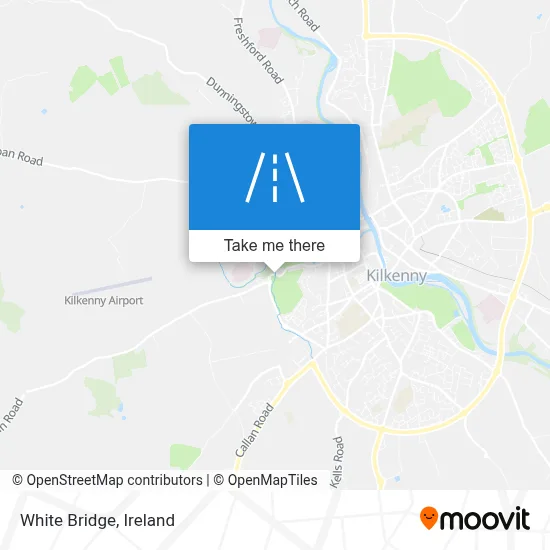 White Bridge map