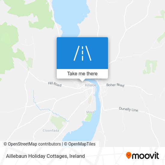 Aillebaun Holiday Cottages map