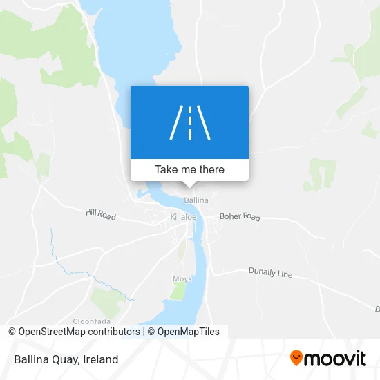 Ballina Quay map