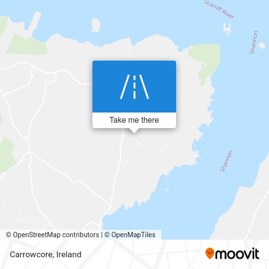 Carrowcore map