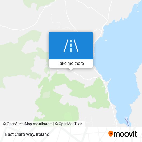 East Clare Way map