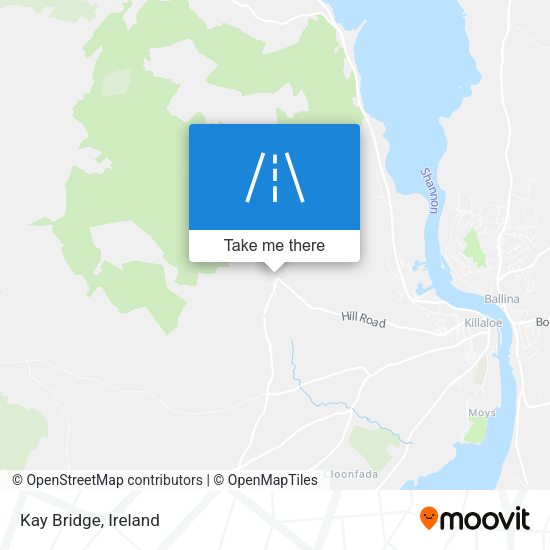 Kay Bridge map