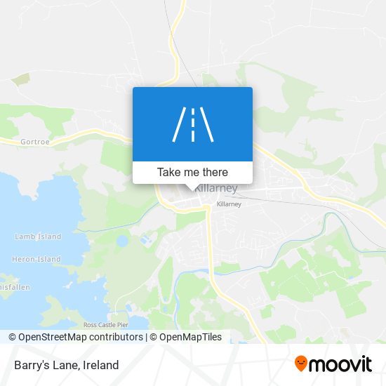 Barry's Lane map